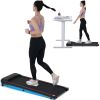 NEW Walking Pad Under Desk Treadmill for Home Office -2.5HP Walking Treadmill With Incline Bluetooth Speaker 0.5-4MPH 265LBS Capacity Treadmill for Wa
