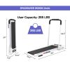FYC 2 in 1 Under Desk Treadmill - 3.5 HP Folding Treadmill for Home, Installation-Free Foldable Treadmill Compact Electric Running Machine, Remote Con