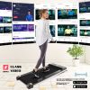 Walking Pad Treadmill Under Desk for Home Office Fitness, Mini Portable Treadmill with APP Remote Control and 16 Inch Running Area(Note: Forbidden to