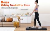 NEW Walking Pad Under Desk Treadmill for Home Office -2.5HP Walking Treadmill With Incline Bluetooth Speaker 0.5-4MPH 265LBS Capacity Treadmill for Wa