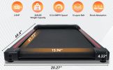 NEW Walking Pad Under Desk Treadmill for Home Office -2.5HP Walking Treadmill With Incline Bluetooth Speaker 0.5-4MPH 265LBS Capacity Treadmill for Wa
