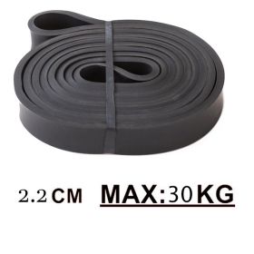 Unisex Fitness Band Pull Up Elastic Rubber Bands Resistance Loop Energy Set Home Gym Workout Expander Strengthen Trainning (Color: black)