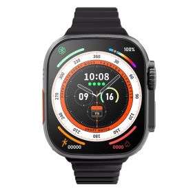 DaTeoy ZD8 Ultra Smart Watch Series 8 49mm Titanium Alloy Body 2.0&quot; Retina Screen BT Call NFC ECG IP68 Waterproof Smartwatch Men (Color: black)