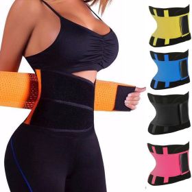 Waist Trainers for Men Women Waist Trimmers Workout Sweat Band Belt for Back Stomach Support (Color: black, size: 3XL)